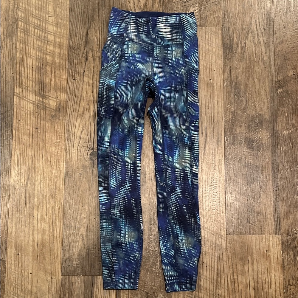 Blue Lululemon Leggings